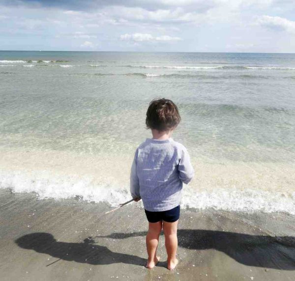 Am Strand in Dänemark